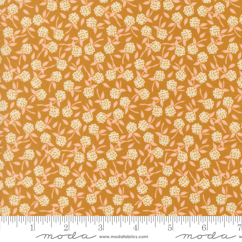 Wildbriar Golden Pom Poms Yardage by Sweetfire Road for Moda Fabrics