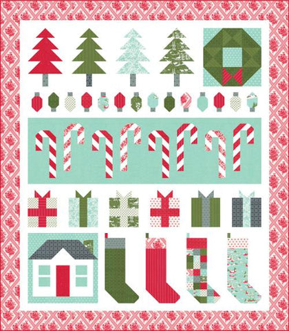 Merry Little Christmas Christmas Stroll Quilt Kit