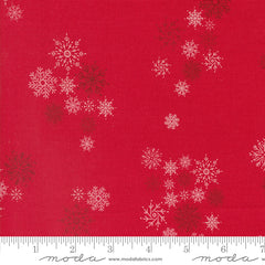Cozy Wonderland Berry Snowflake Fall Yardage by Fancy That Design House for Moda Fabrics