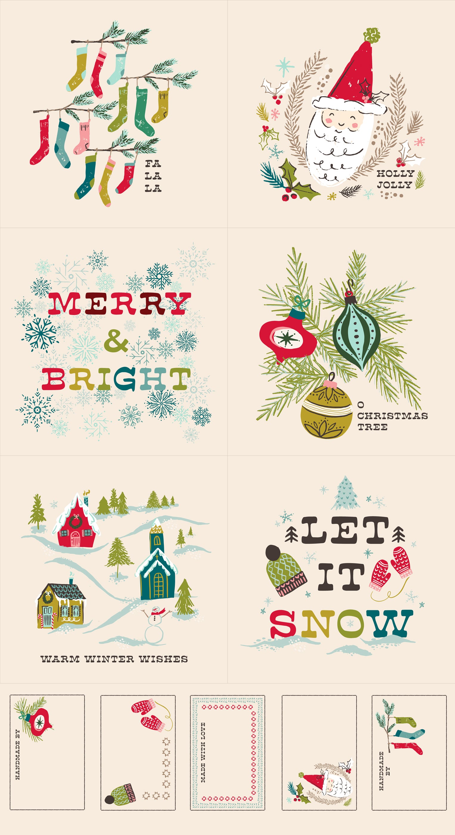 Cozy Wonderland Fat Quarter Bundle by Fancy That Design House for Moda Fabrics