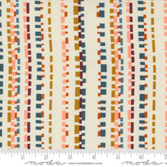 Folk & Lore Eggshell Playful Dash Yardage by Fancy That Design House for Moda Fabrics
