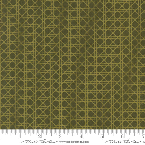 Old World Yuletide Pine Christmas Caning Yardage by Fancy That Design House for Moda Fabrics
