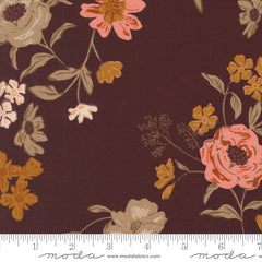 Foraged, Found & Hand Me Down Merlot Harvest Bloom Yardage by Fancy That Design House for Moda Fabrics