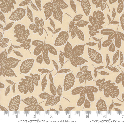 Foraged, Found & Hand Me Down Eggshell Leafage Yardage by Fancy That Design House for Moda Fabrics