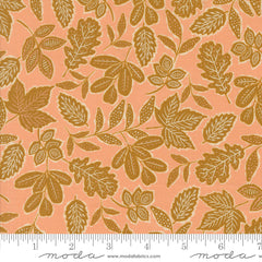 Foraged, Found & Hand Me Down Peach Leafage Yardage by Fancy That Design House for Moda Fabrics