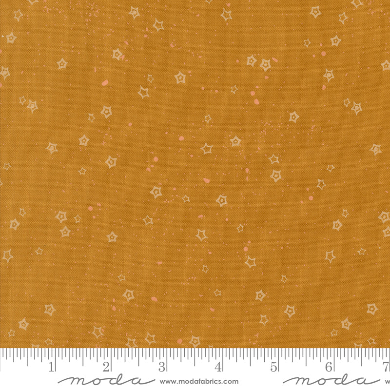 Foraged, Found & Hand Me Down Caramel Stardust Yardage by Fancy That Design House for Moda Fabrics