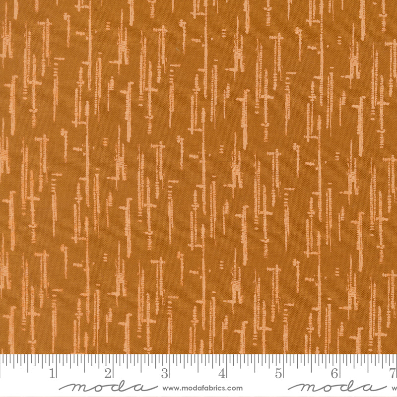 Windfall Caramel Textured Yardage by Fancy That Design House for Moda Fabrics