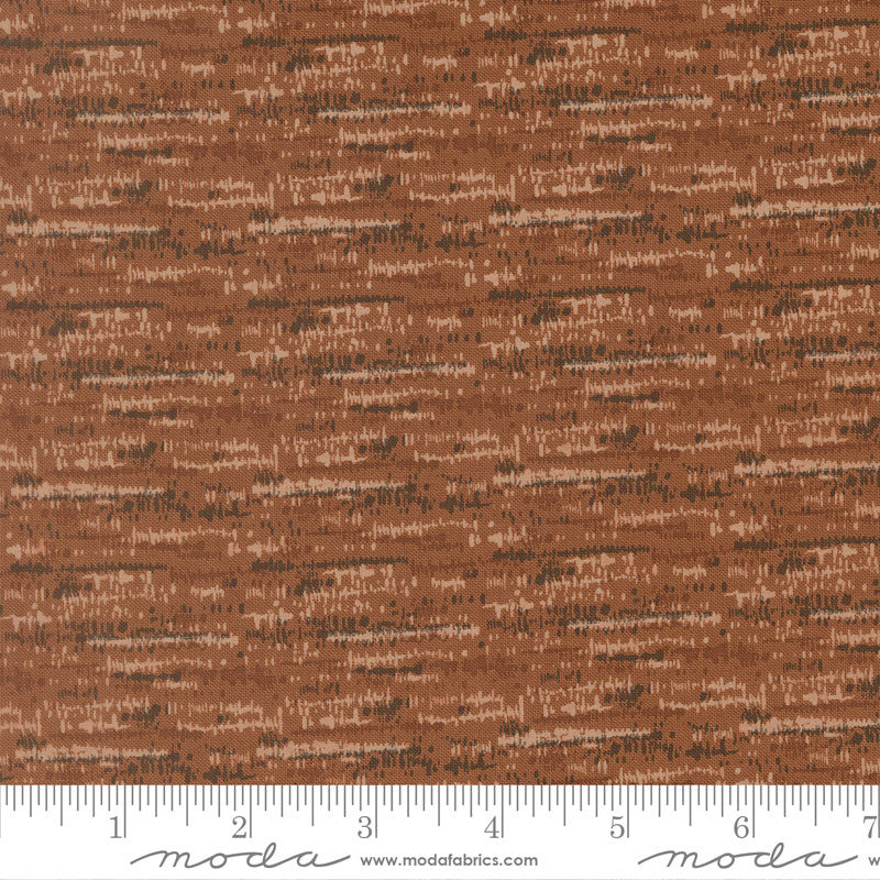 Wellspring Dark Clay Blotted Yardage by Fancy That Design House for Moda Fabrics