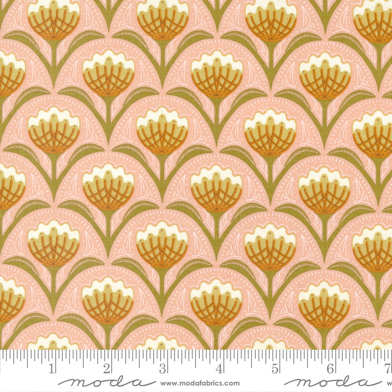 Quaint Cottage Rose Florets Yardage by Gingiber for Moda Fabrics