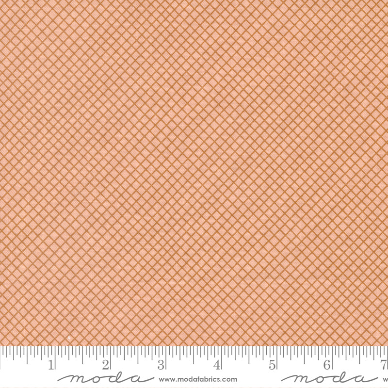 Quaint Cottage Rose Cross Check Yardage by Gingiber for Moda Fabrics