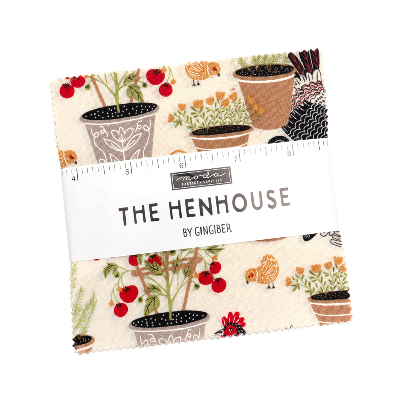 The Henhouse Charm Pack by Gingiber for Moda Fabrics