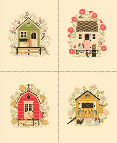 PREORDER The Henhouse Fat Quarter Bundle by Gingiber for Moda Fabrics