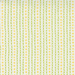Dandi Duo Cream Cross Stitch Stripe Yardage by Robin Pickens for Moda Fabrics