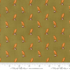 Pumpkin Spice Gatherings Basil Acorn and Oak Yardage by Primitive Gatherings for Moda Fabrics