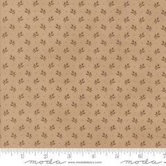 Pumpkin Spice Gatherings Khaki Leaf Branch Yardage by Primitive Gatherings for Moda Fabrics