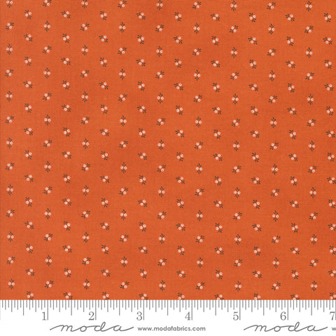 Pumpkin Spice Gatherings Trumpet Vine Berry Sprig Yardage by Primitive Gatherings for Moda Fabrics