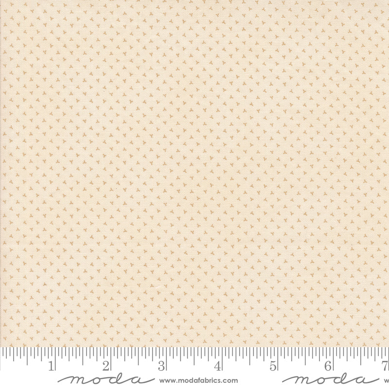 Pumpkin Spice Gatherings Cream Ditsy Yardage by Primitive Gatherings for Moda Fabrics