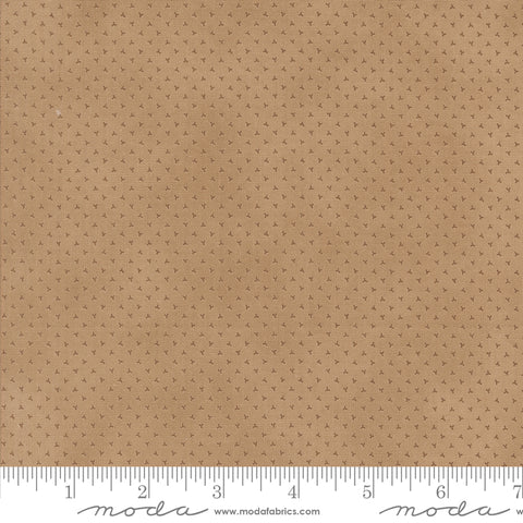 Pumpkin Spice Gatherings Khaki Ditsy Yardage by Primitive Gatherings for Moda Fabrics