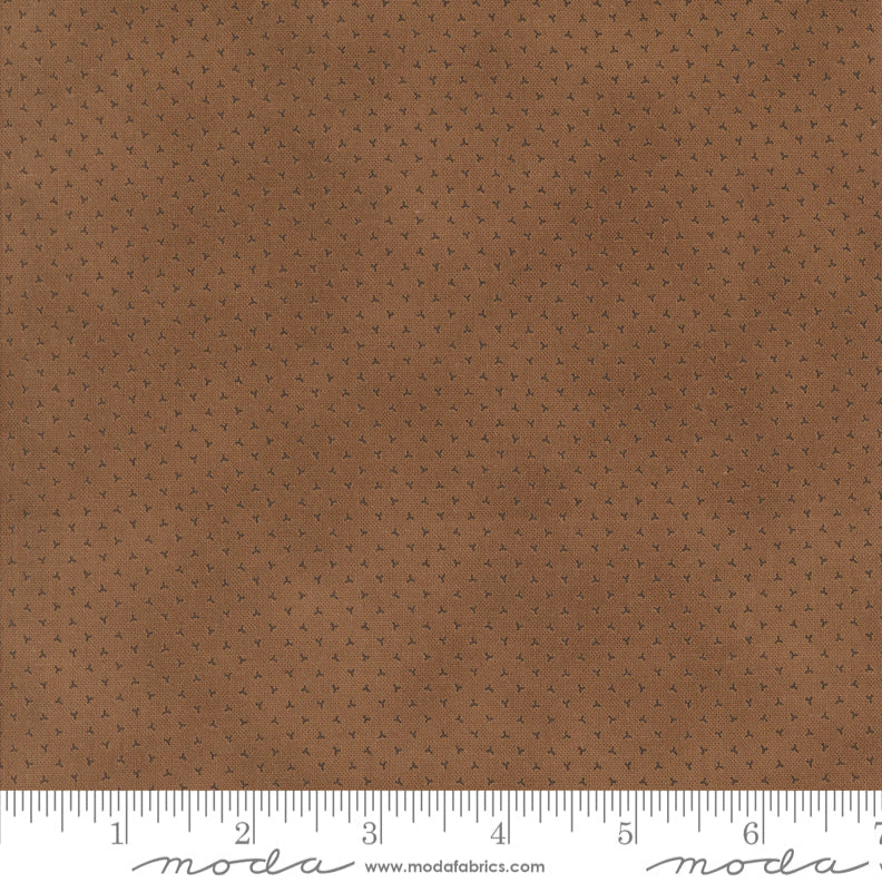 Pumpkin Spice Gatherings Dried Leaf Ditsy Yardage by Primitive Gatherings for Moda Fabrics