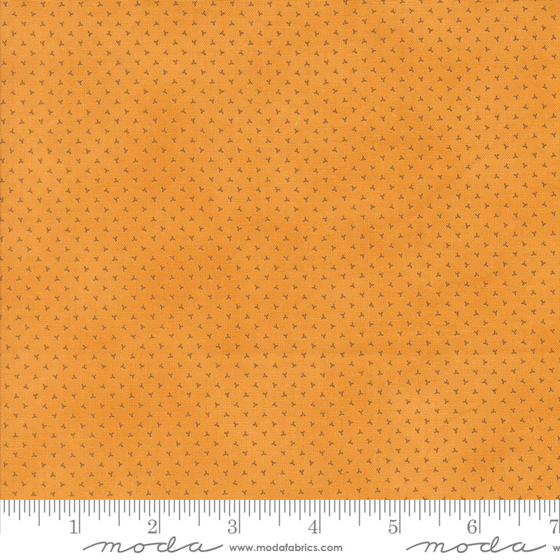 Pumpkin Spice Gatherings Moon Beam Ditsy Yardage by Primitive Gatherings for Moda Fabrics