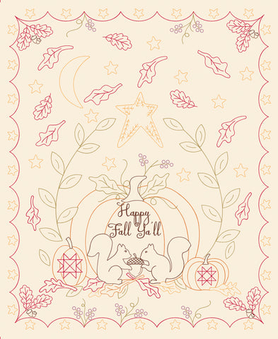 Pumpkin Spice Gatherings Fat Quarter Bundle by Primitive Gatherings for Moda Fabrics