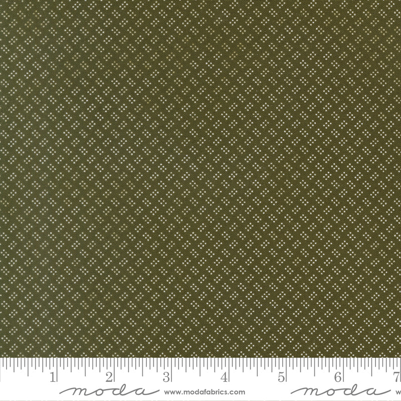 Joyful Gatherings II Evergreen Six Pack Dot Yardage by Primitive Gatherings for Moda Fabrics