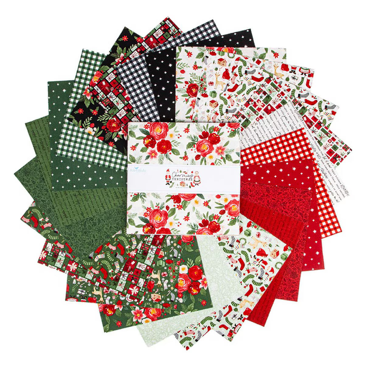 Charming Christmas 10" Stacker by Kelsey Carlson for Riley Blake Designs