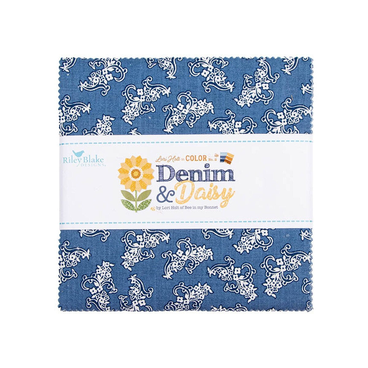 Denim & Daisy 5" Stacker by Lori Holt for Riley Blake Designs