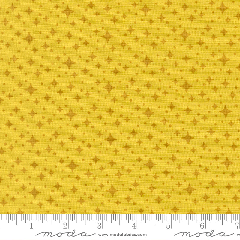 Scenery Citrine Starlight Yardage by Elizabeth Hartman for Moda Fabrics