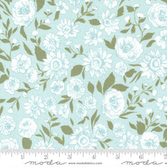 Lovestruck Mist Smitten Floral Yardage by Lella Boutique for Moda Fabrics
