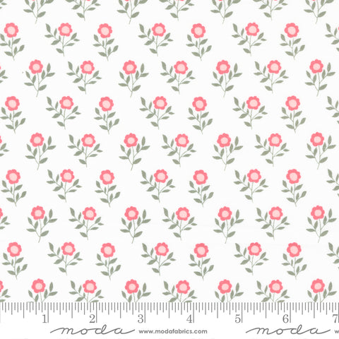 Lovestruck Cloud Old Fashioned Bloom Yardage by Lella Boutique for Moda Fabrics