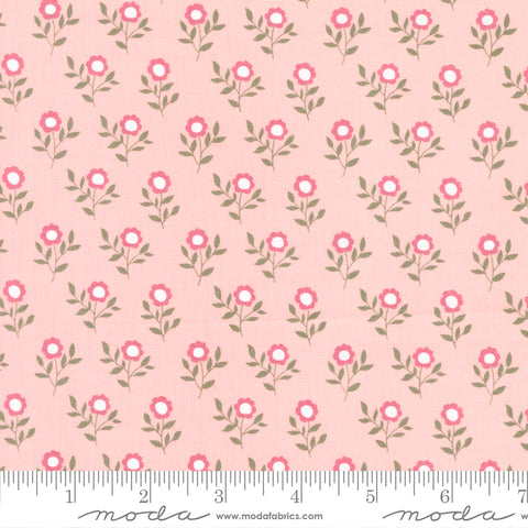 Lovestruck Blush Old Fashioned Bloom Yardage by Lella Boutique for Moda Fabrics