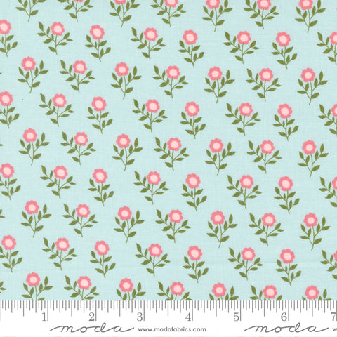 BOLT END 38" Lovestruck Mist Old Fashioned Bloom Yardage by Lella Boutique for Moda Fabrics