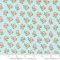 Lovestruck Mist Old Fashioned Bloom Yardage by Lella Boutique for Moda Fabrics
