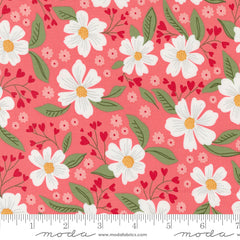 Love Blooms Lipstick Love In Bloom Yardage by Lella Boutique for Moda Fabrics