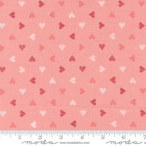 BOLT END 23" Love Blooms Blush Sweetheart Yardage by Lella Boutique for Moda Fabrics
