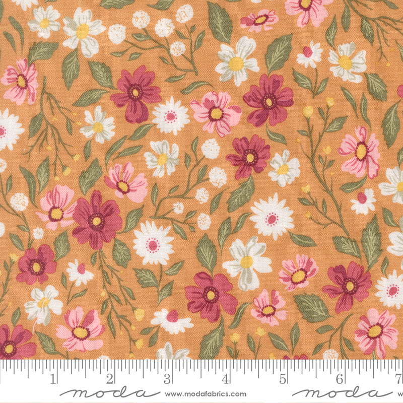 Wild Honey Honey Wildflower Dance Yardage by Lella Boutique for Moda Fabrics