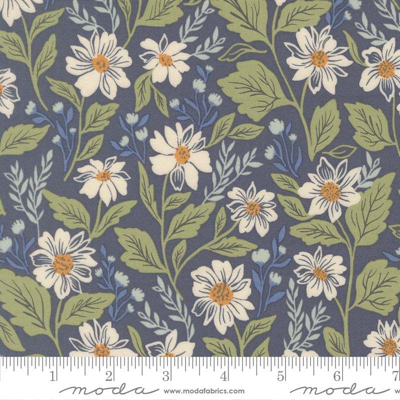 True Love Twilight Romance Blooms Yardage by Lella Boutique for Moda Fabrics