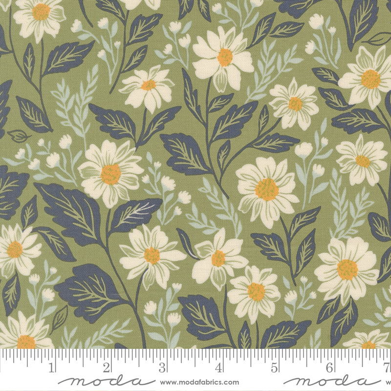 True Love Fern Romance Blooms Yardage by Lella Boutique for Moda Fabrics