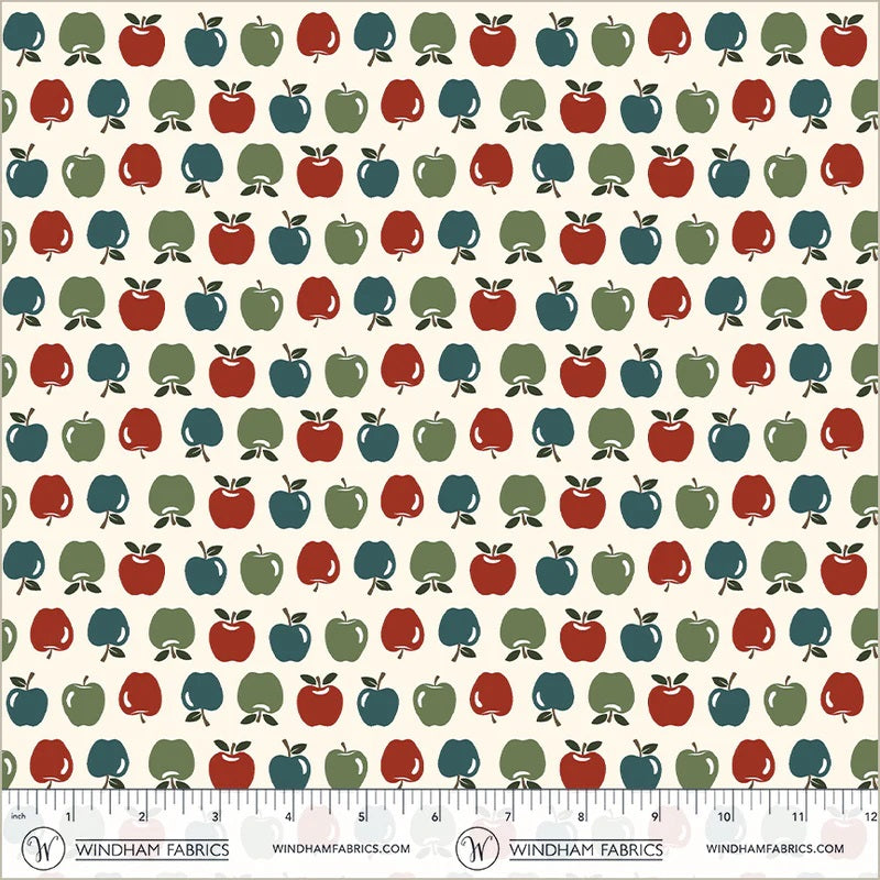 Honeycrisp Ivory Happy Harvest Yardage by Allison Harris for Windham Fabrics