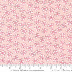 Lighthearted Light Pink Ribbon Yardage by Camille Roskelley for Moda Fabrics