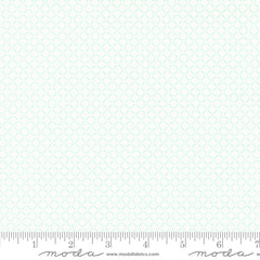 Lighthearted Cream Aqua Summer Yardage by Camille Roskelley for Moda Fabrics