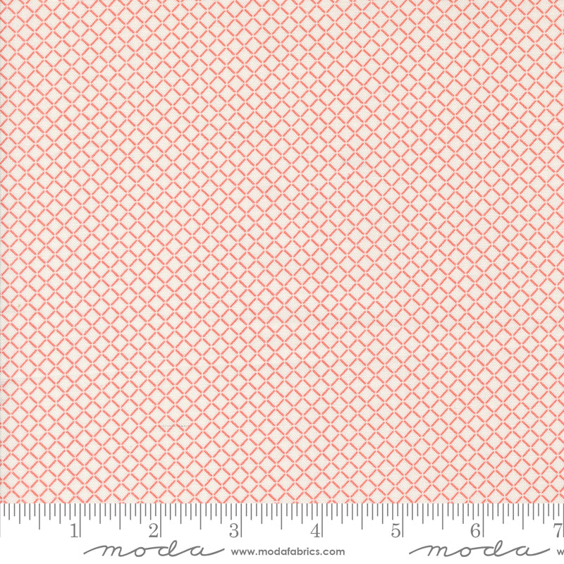 Rosemary Cottage Cream Strawberry Little Sail Yardage by Camille Roskelley for Moda Fabrics