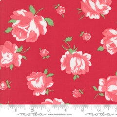Summertime Red Rosie Yardage by Camille Roskelley for Moda Fabrics