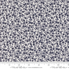 Summertime Cream Navy Bloom Yardage by Camille Roskelley for Moda Fabrics