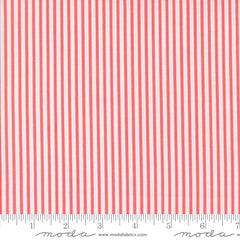 Summertime Dark Pink Simple Stripe Yardage by Camille Roskelley for Moda Fabrics