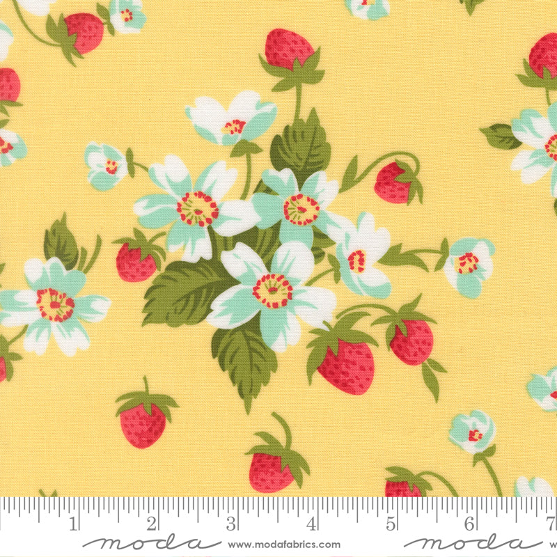 Bloomsberry Buttermilk In Bloom Yardage by Camille Roskelley for Moda Fabrics