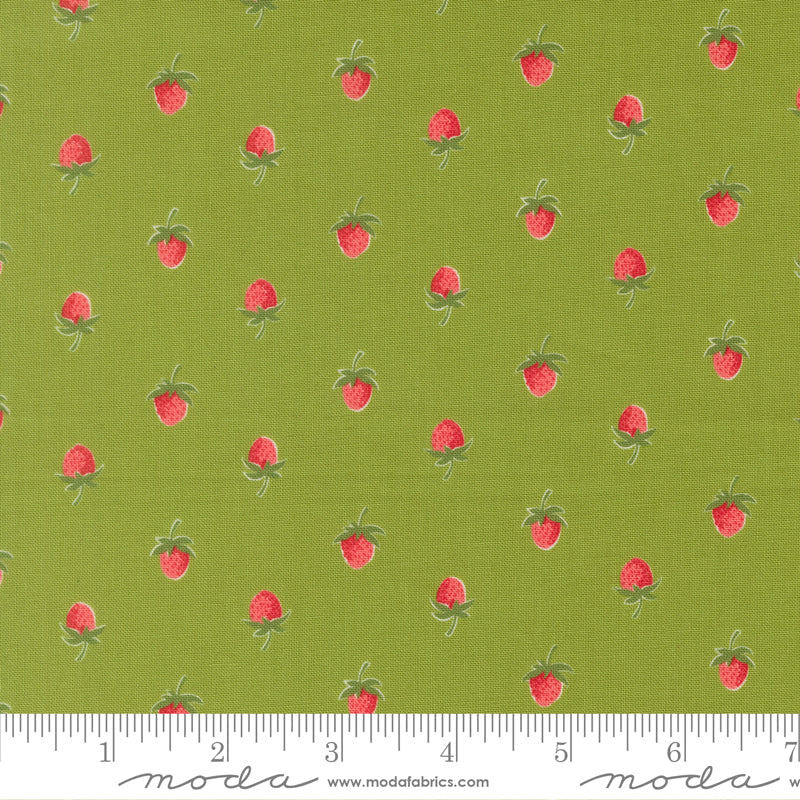Bloomsberry Leaf Berries Yardage by Camille Roskelley for Moda Fabrics