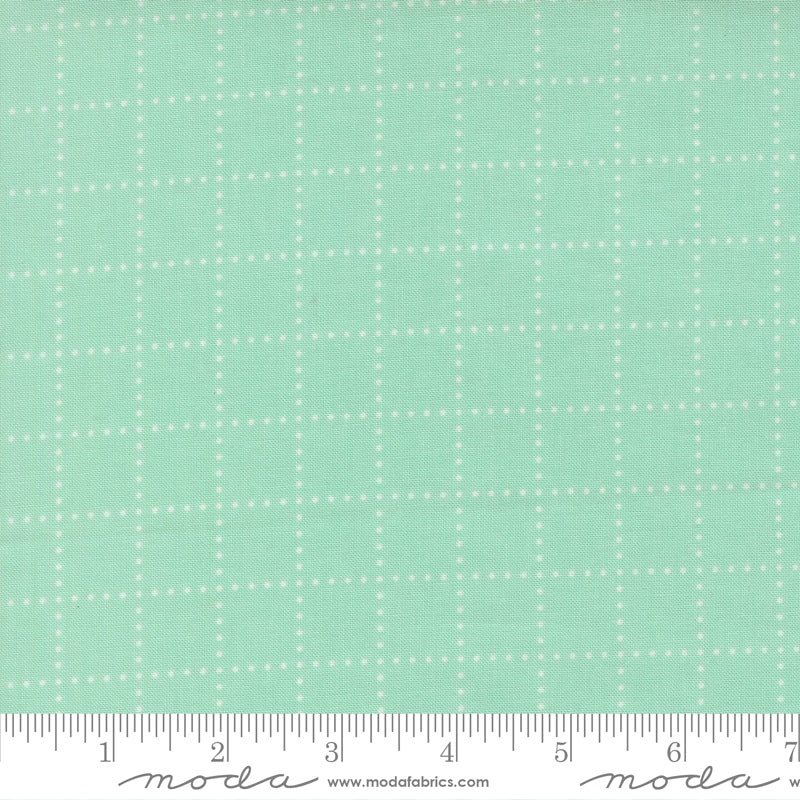 Bloomsberry Aqua Stroll Yardage by Camille Roskelley for Moda Fabrics