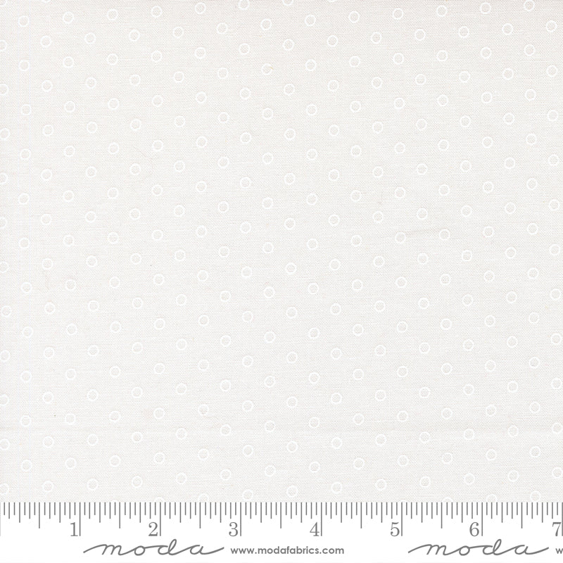 Bloomsberry White Favorite Dot Yardage by Camille Roskelley for Moda Fabrics